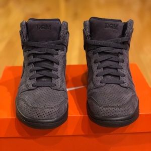 RARE (ONLY ONE ON POSH) DQM Dunk purple Nike High Dunk Dave’s quality meat